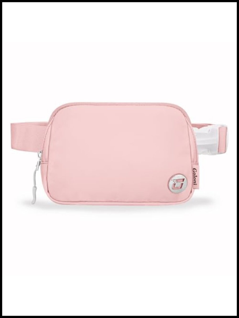 Waterproof Nylon Fanny Pack Waist Bag Adjustable Crossbody Sling for Women